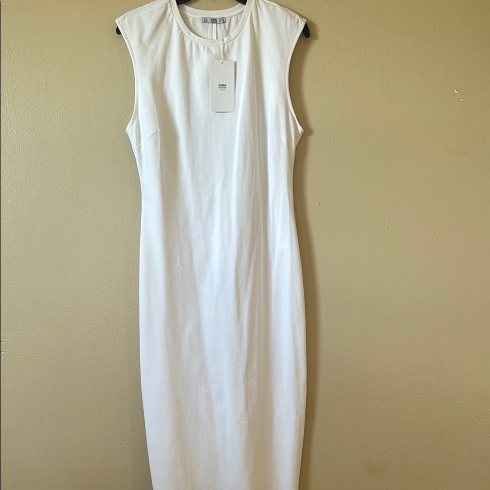 NWT Zara White Dress Large